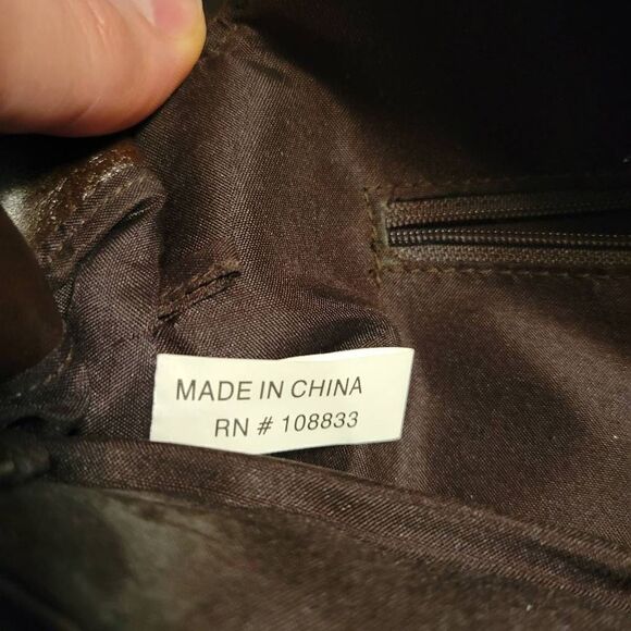 Simple Vintage Vegan Leather Brown Bag - Picture 11 of 11